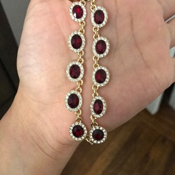 🌹CHARTER CLUB RED NECKLACE AND DROP EARRING SET🌹 - Picture 6 of 6